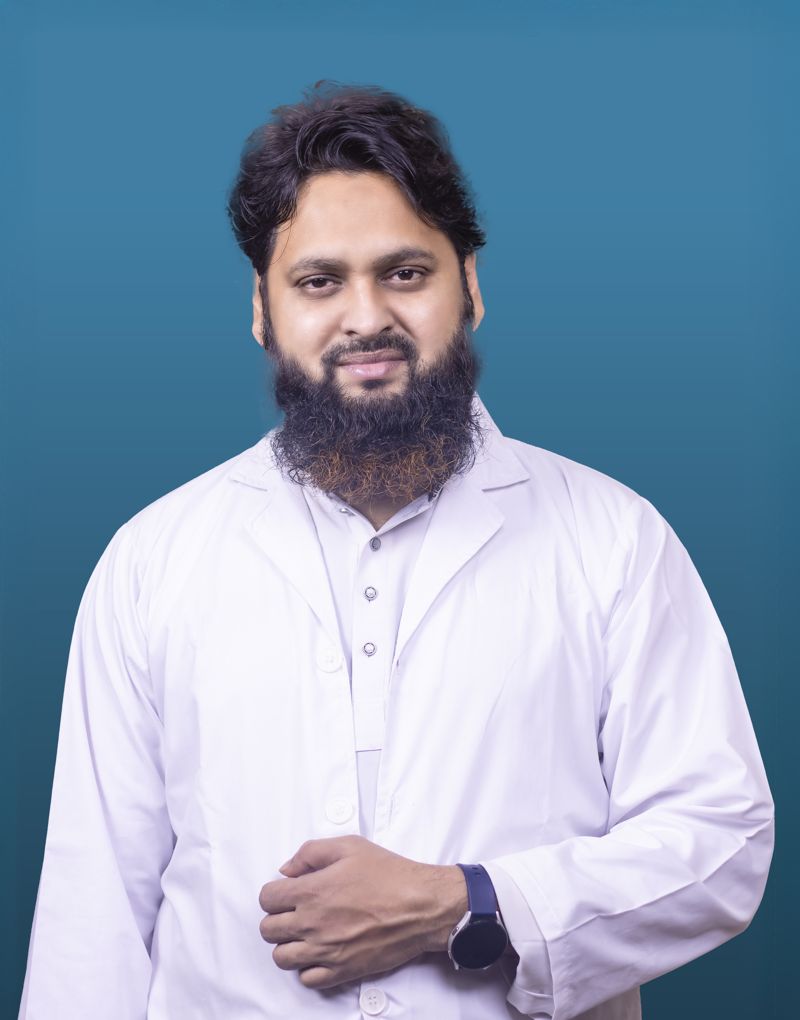 Dr. Md. Abdur Rahim in a white coat